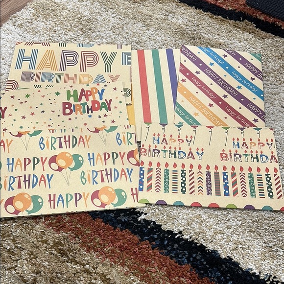 Hallmark & More Gift Wrap Set with Tags and Twine 9 sheets of Wrapping NWT - Picture 11 of 11